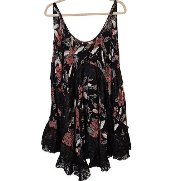 Intimately Free People black printed flowy tank. Size M. - Picture 1 of 6